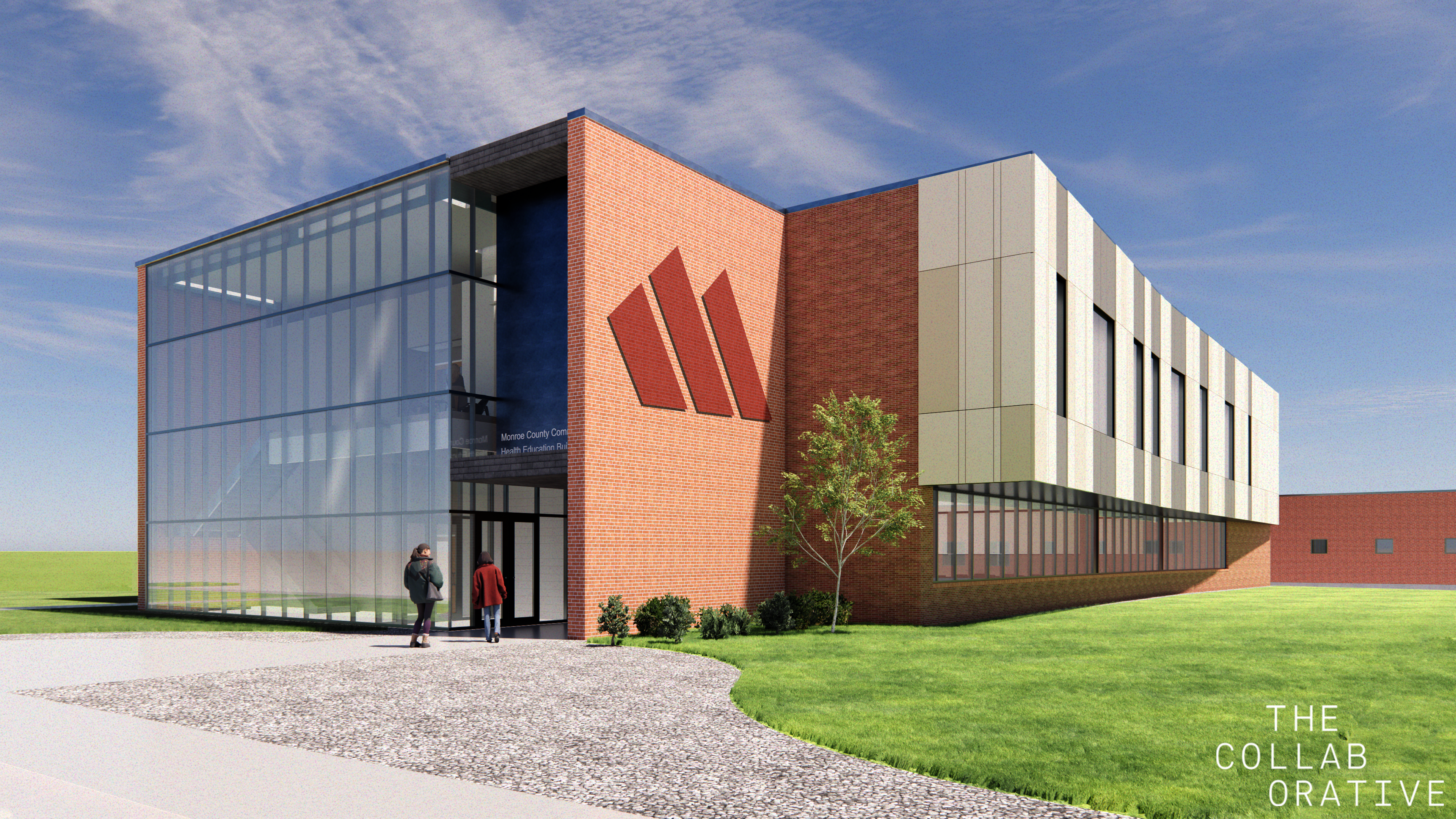 Architectural Rendering of Welch Center for Health and Public Safety