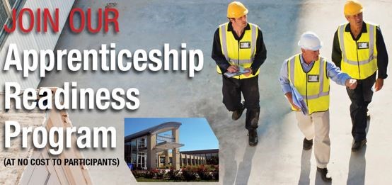 Apprenticeship Readiness Program at No Cost to Participants Graphic