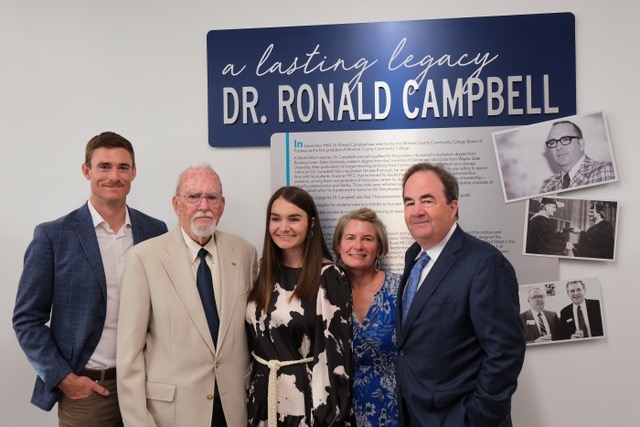 Ron Campbell and his family