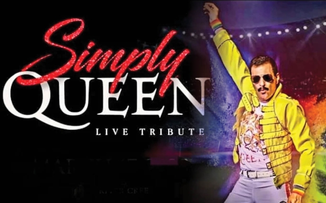 Simply Queen text and lead singer